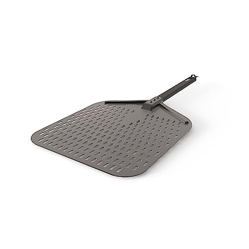 NINJA XSKOPPL PALA PARA PIZZA PERFORADA PARA EXTERIORES CON FUEGO DE LEÑA COMPATIBLE CON HORNO - 1