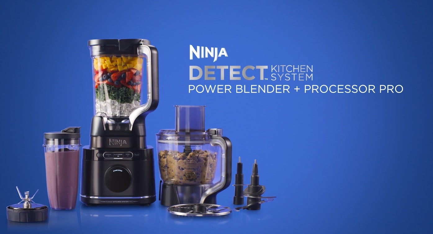 NINJA BATIDORA Y PROCESADOR DE ALIMENTOS TODO EN UNO LO MEJOR PARA BATIDOS MASA DE GALLETAS SALSAS - 7