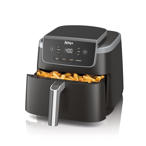 NINJA FREIDORA DE AIRE 4 EN 1 PRO FREÍR AL AIRE ASAR RECALENTAR DESHIDRATAR CAPACIDAD DE 5QT CABE - 1