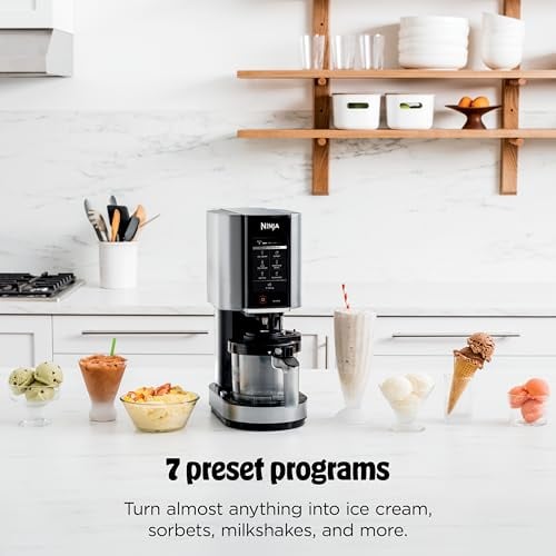 NINJA NC301 CREAMI MÁQUINA PARA HACER HELADO GELATO MEZCLAS MALTEADAS SORBETES BATIDOS Y MÁS 7 - 2