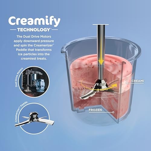 NINJA NC301 CREAMI MÁQUINA PARA HACER HELADO GELATO MEZCLAS MALTEADAS SORBETES BATIDOS Y MÁS 7 - 3