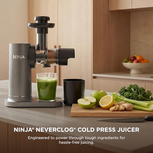 NINJA NEVERCLOG EXPRIMIDOR DE PRENSA FRÍA EXPRIMIDOR LENTO POTENTE CON CONTROL TOTAL DE PULPA - 2