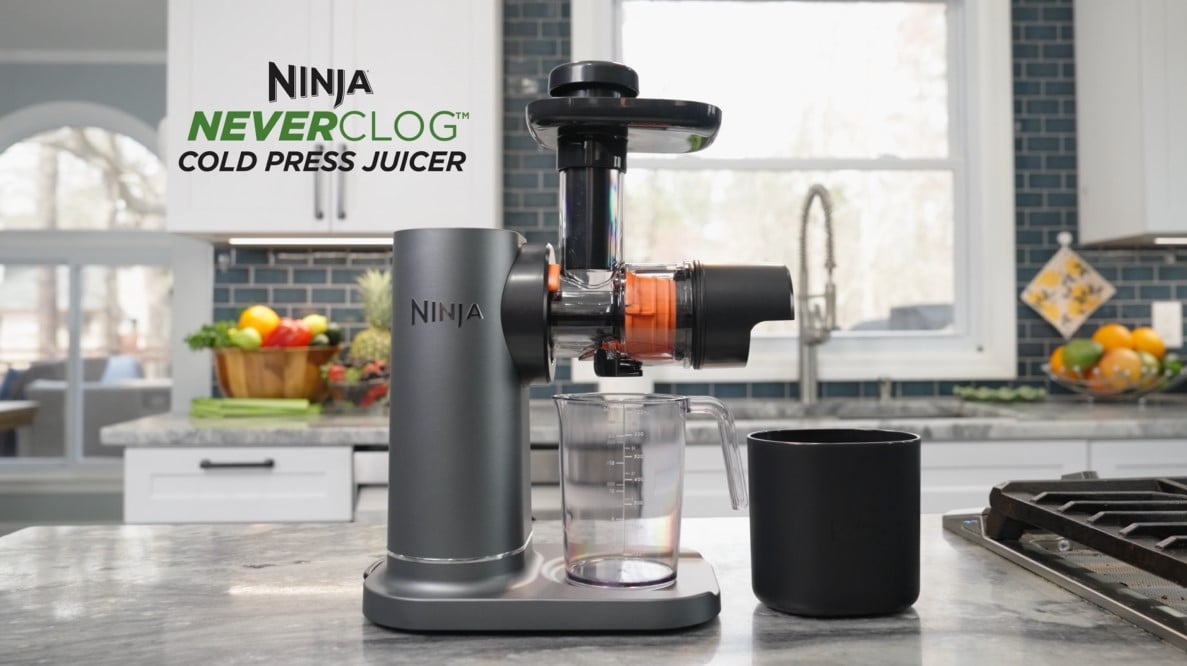 NINJA NEVERCLOG EXPRIMIDOR DE PRENSA FRÍA EXPRIMIDOR LENTO POTENTE CON CONTROL TOTAL DE PULPA - 7