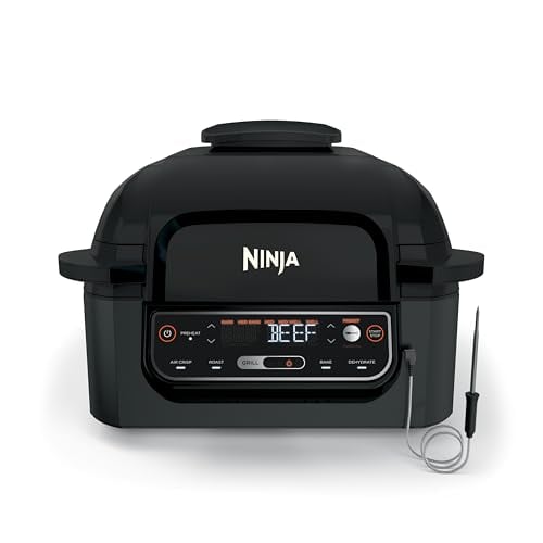 NINJA FOODI SMART 5 EN 1 PARRILLA INTERIOR CON FREIDORA DE AIRE DE 4 CUARTOS DE GALÓN SISTEMA - 1