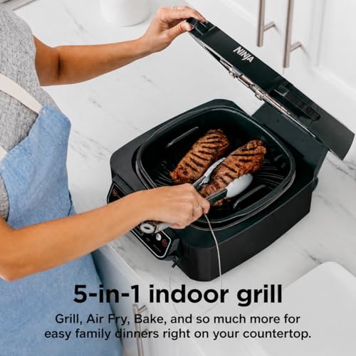 NINJA FOODI SMART 5 EN 1 PARRILLA INTERIOR CON FREIDORA DE AIRE DE 4 CUARTOS DE GALÓN SISTEMA - 2