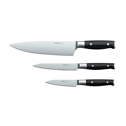 NINJA K32003 FOODI NEVERDULL SYSTEM CUCHILLO DE CHEF DE 3 PIEZAS JUEGO UTILITARIO Y DE PELAR - 1