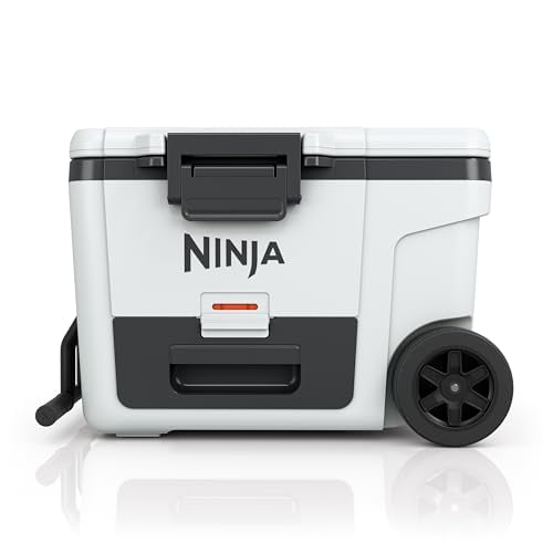 NINJA ENFRIADOR ENFRIADOR FROSTVAULT DE 45QT CON RUEDAS AISLADO CON CAJÓN DE ALMACENAMIENTO TEMP - 1