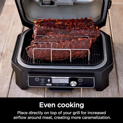 NINJA XSKGRIDLXL PLACA DE PARRILLA WOODFIRE PREMIUM Y XSKCOVERXL WOODFIRE PREMIUM GRILL COVER PRO - 7