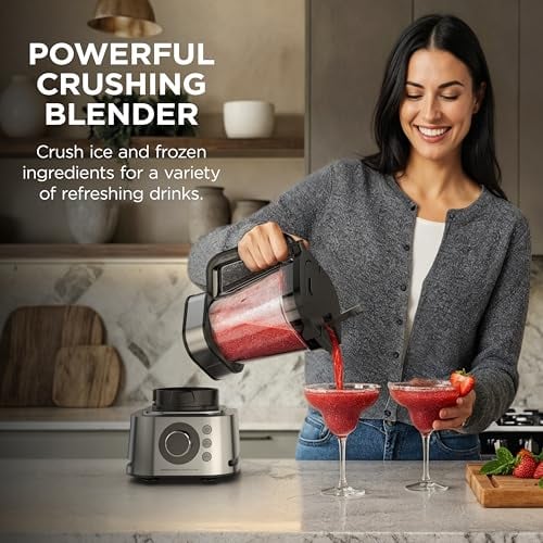 NINJA COMBO DE LICUADORA Y PROCESADOR DE ALIMENTOS SISTEMA DE LICUADORA FOODI POWER PARA BATIDOS - 3