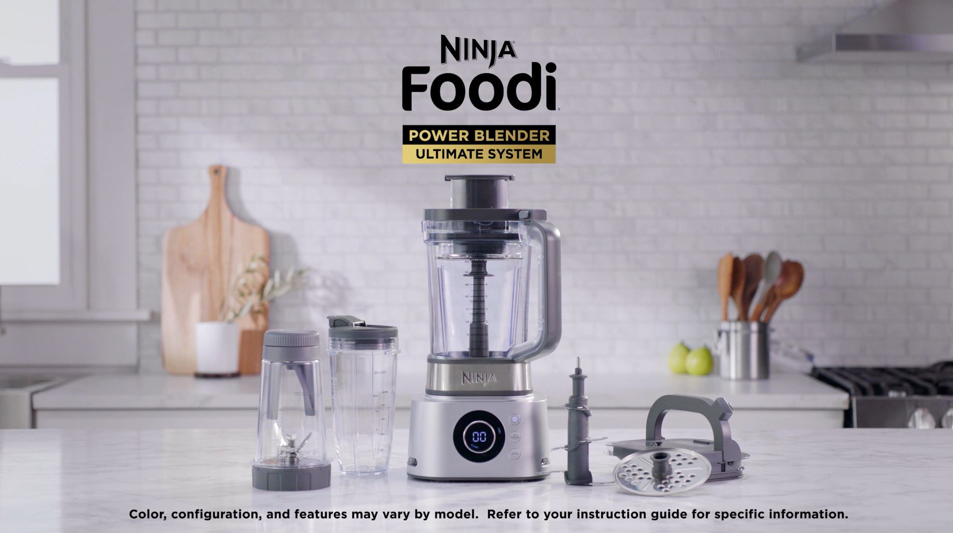 NINJA COMBO DE LICUADORA Y PROCESADOR DE ALIMENTOS SISTEMA DE LICUADORA FOODI POWER PARA BATIDOS - 7