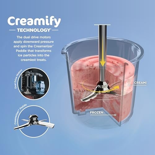 NINJA CREAMI PAQUETE DE MÁQUINA PARA HACER HELADOS INCLUYE 4 RECIPIENTES DE 16 OZ PARA GELATO - 4