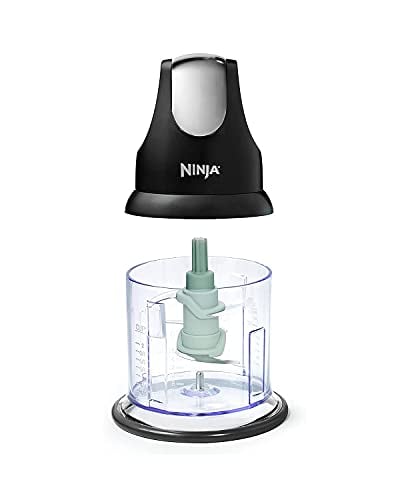 NINJA PICADOR DE ALIMENTOS EXPRESS CHOP CON 200 VATIOS CUENCO DE 16 ONZAS PARA PICAR PICAR MOLER - 1