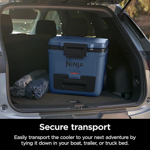 NINJA ENFRIADOR ENFRIADOR FROSTVAULT 30QT CON RUEDAS AISLADO CON CAJÓN DE ALMACENAMIENTO TEMP DRY - 5