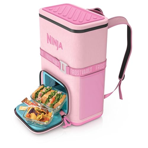 NINJA FROSTVAULT GO MOCHILA HIELERA SUAVE CON ALMACENAMIENTO DE ZONA FRÍA SECA CORREAS DE MOCHILA - 1
