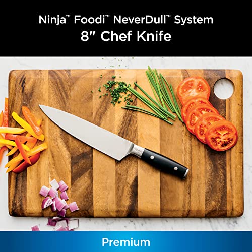 NINJA K30020 FOODI NEVERDULL SYSTEM CUCHILLO DE CHEF DE 8 PULGADAS DE ALTA CALIDAD ACERO INOXIDABLE - 2