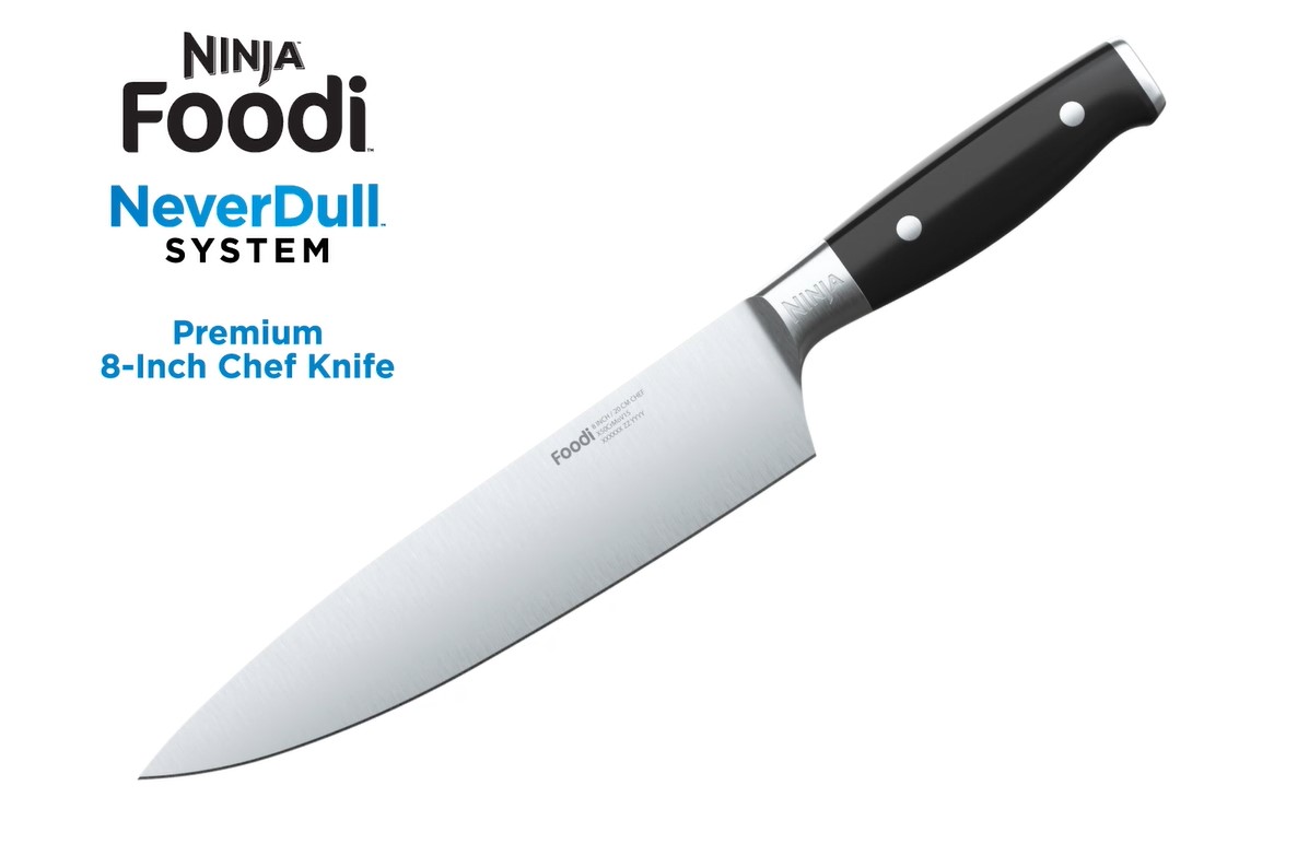 NINJA K30020 FOODI NEVERDULL SYSTEM CUCHILLO DE CHEF DE 8 PULGADAS DE ALTA CALIDAD ACERO INOXIDABLE - 7