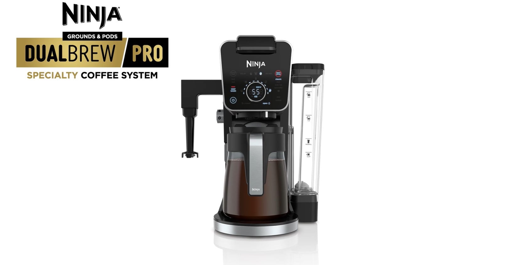 NINJA CAFETERA DE CAFÉ CALIENTE Y FRÍO CAFETERA DE UNA SOLA PORCIÓN Y MÁQUINA DE CAFÉ POR GOTEO - 7