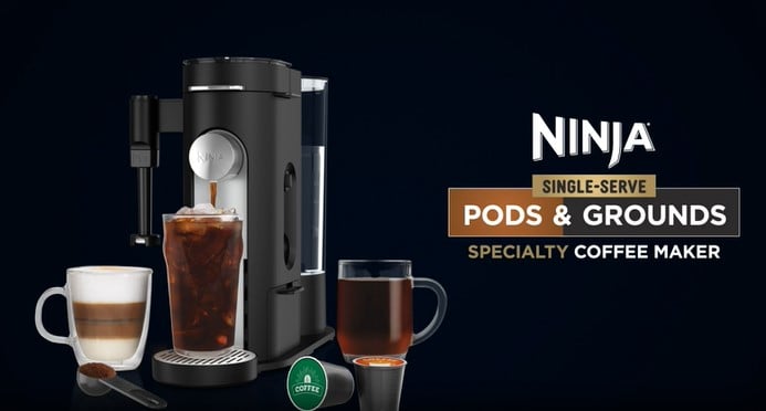 NINJA CAFETERA UNA SOLA PORCIÓN PREPARA CON CÁPSULAS DE CAFÉ Y MOLIDOS COMPATIBLE CON CÁPSULAS - 7