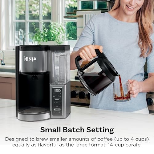 NINJA FRESH BREW CAFETERA DE GOTEO JARRA DE VIDRIO PROGRAMABLE DE 14 TAZAS PREPARACIÓN CLÁSICA - 4