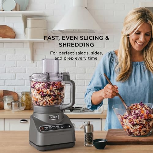 NINJA PROCESADOR DE ALIMENTOS PROFESSIONAL PLUS 1000 VATIOS DE POTENCIA PICO 4 FUNCIONES PARA PICAR - 6