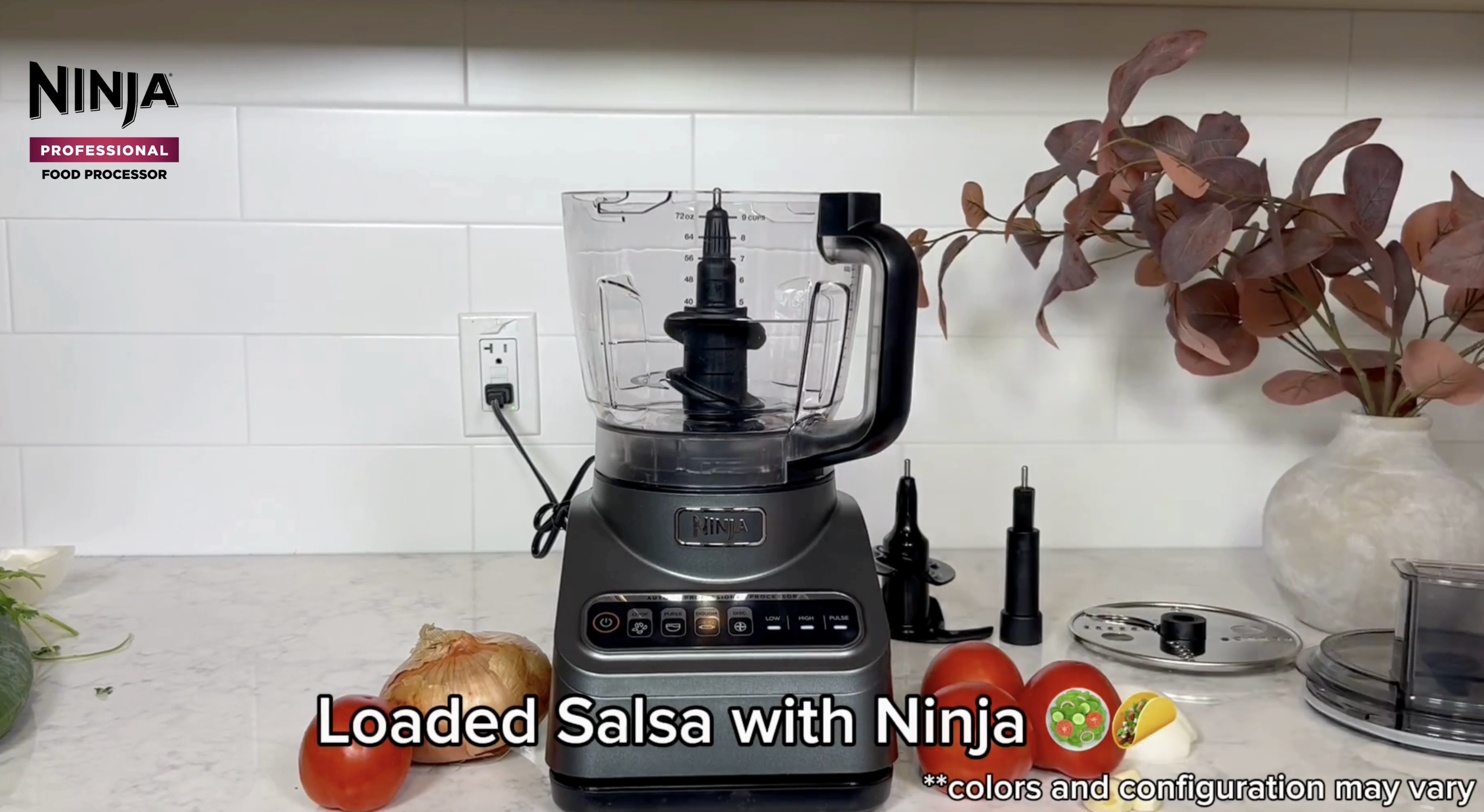 NINJA PROCESADOR DE ALIMENTOS PROFESSIONAL PLUS 1000 VATIOS DE POTENCIA PICO 4 FUNCIONES PARA PICAR - 7