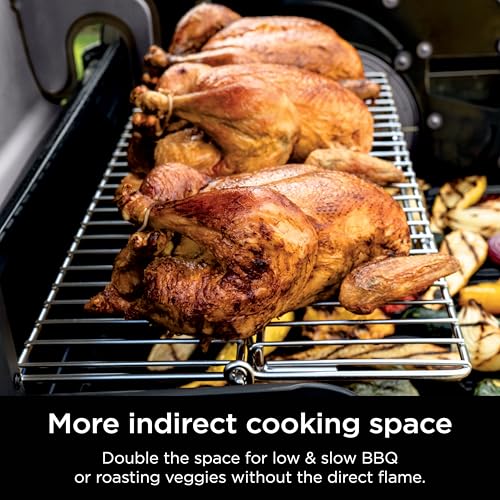 NINJA FLEXFLAME ESTANTE EXPANDIBLE PARA ASADO Y HUMO PARA PG300 ACERO SOPORTA 15 LIBRAS NINJA - 2