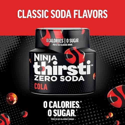 GOTAS DE SABORIZANTE PARA AGUA NINJA THIRSTI SABOR COLA DE SODA ZERO SABORES CLÁSICOS DE SODA - 3