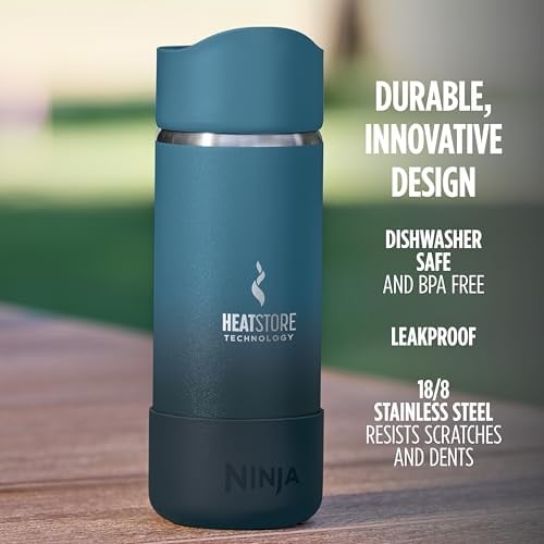 NINJA TAZA DE VIAJE SIP PERFECT DE 16 ONZAS LLEVA LAS BEBIDAS CALIENTES A LA TEMPERATURA PARA BEBER - 5