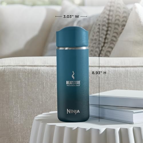 NINJA TAZA DE VIAJE SIP PERFECT DE 16 ONZAS LLEVA LAS BEBIDAS CALIENTES A LA TEMPERATURA PARA BEBER - 6