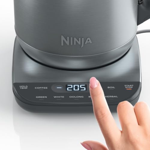NINJA KT200 HERVIDOR ELÉCTRICO DE TEMPERATURA DE PRECISIÓN 1500 VATIOS SIN BPA INOXIDABLE CAPACIDAD - 5