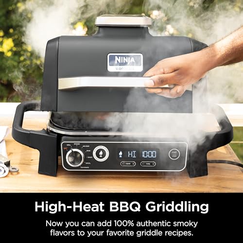 NINJA XSKGRDPLT WOODFIRE PLACA DE PARRILLA PLANA PARA EXTERIORES COMPATIBLE CON PARRILLAS NINJA - 6