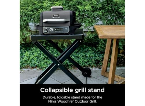 SOPORTE PLEGABLE PARA PARRILLA DE EXTERIOR NINJA XSKSTAND WOODFIRE COMPATIBLE CON PARRILLAS NINJA - 6