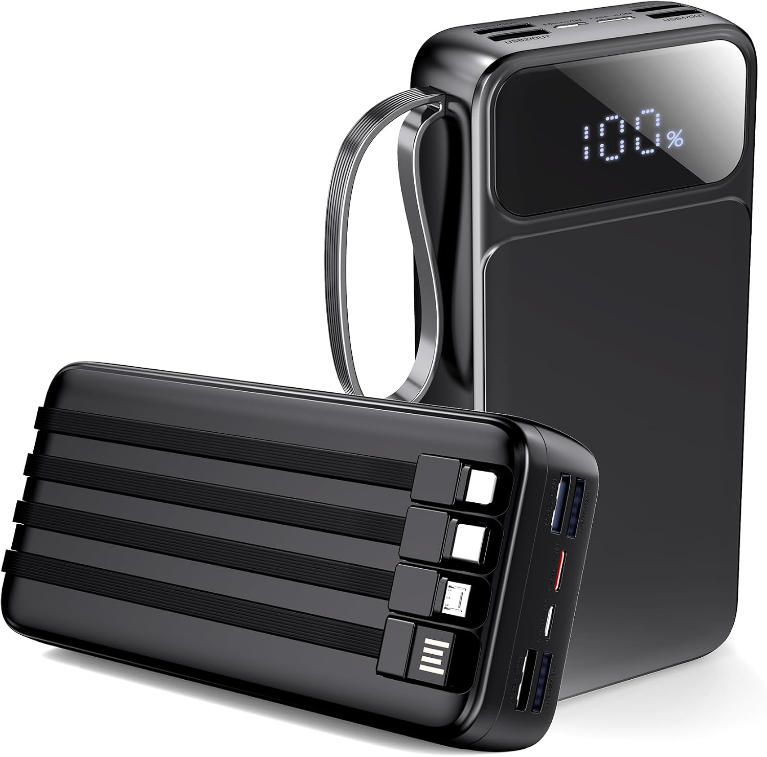 CARGADOR PORTÁTIL POWER BANK 50000MAH - 7 SALIDAS Y 3 ENTRADAS USB-C PD 22.5W CARGA RÁPIDA POWERBANK PAQUETE DE BATERÍA - 1