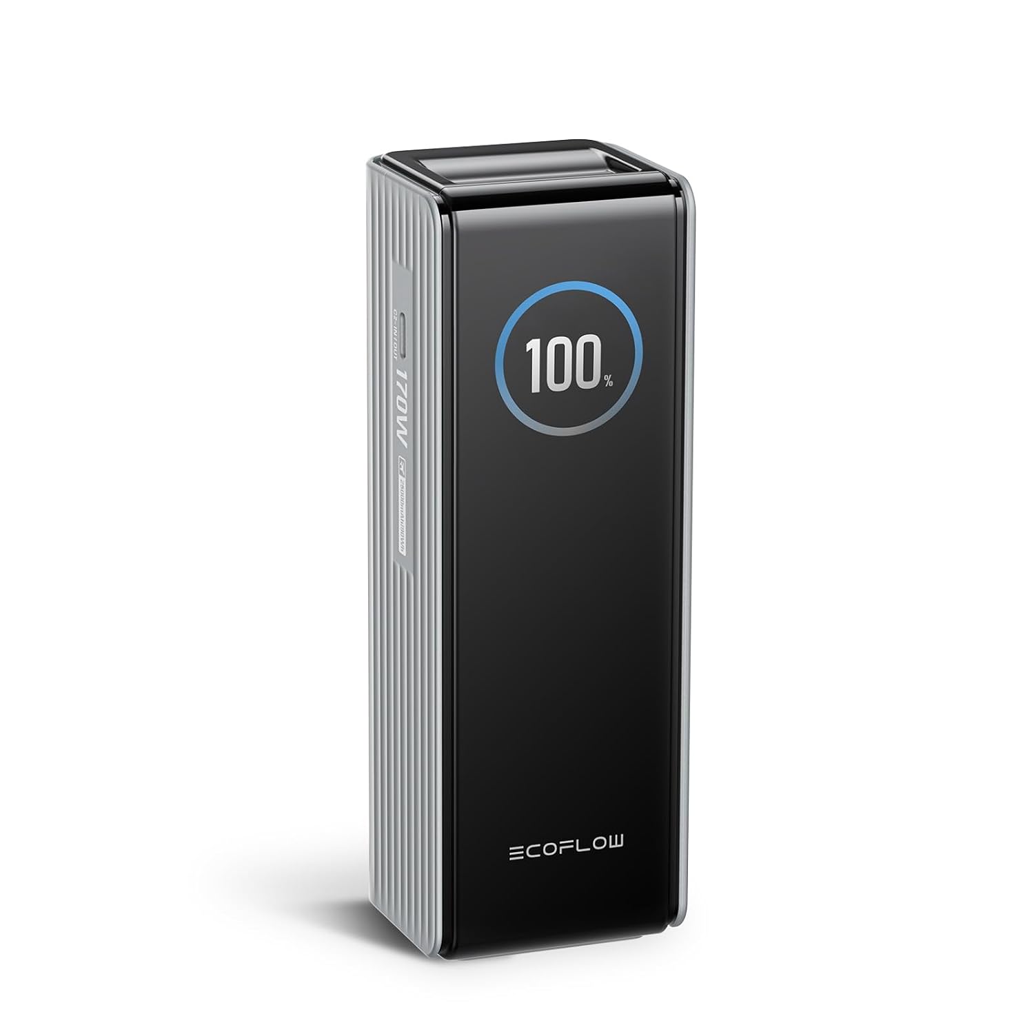 EF ECOFLOW BANCO DE ENERGÍA PARA LAPTOP, CARGADOR PORTÁTIL DE 25,000 MAH 170 W CON PUERTOS USB-C DUALES DE 140 W, PANTALLA - 1