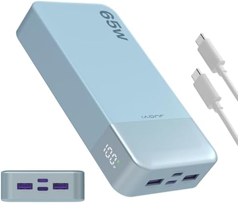 JUOVI CARGADOR PORTÁTIL DE 65 W PARA PORTÁTIL POWER BANK 20000MAH - 7