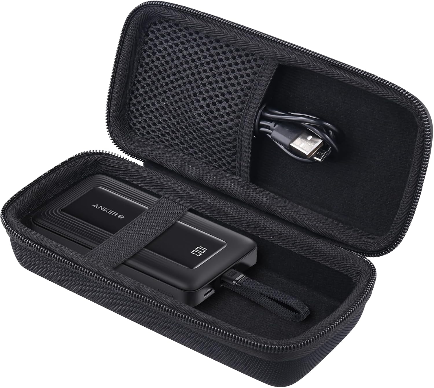 KHANKA ANKER ZOLO POWER BANK VERSIÓN ACTUALIZADA 2025 , FUNDA DE BATERÍA DE 20,000 MAH, FUNDA RÍGIDA DE VIAJE COMPATIBLE - 1