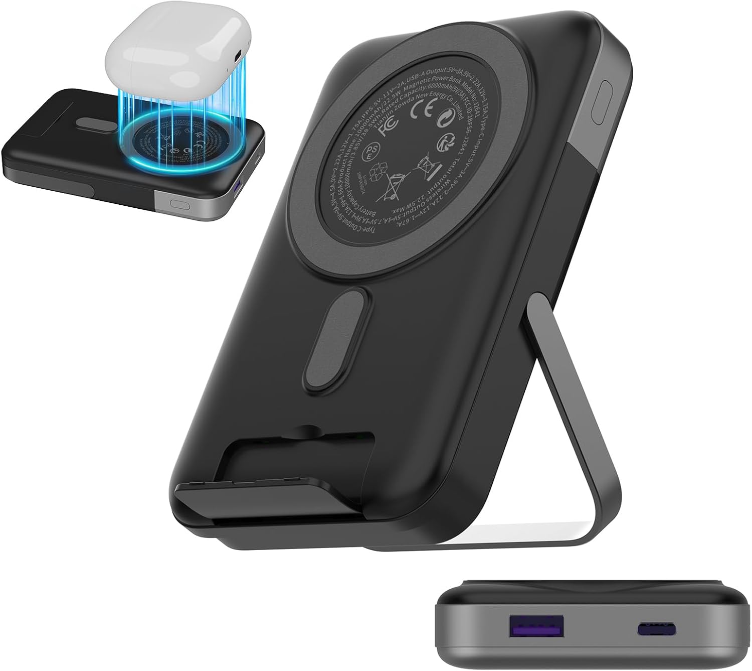 NOBIS CARGADOR PORTÁTIL MAGNÉTICO DEL BANCO 22.5W 10000MAH DEL PODER - 1
