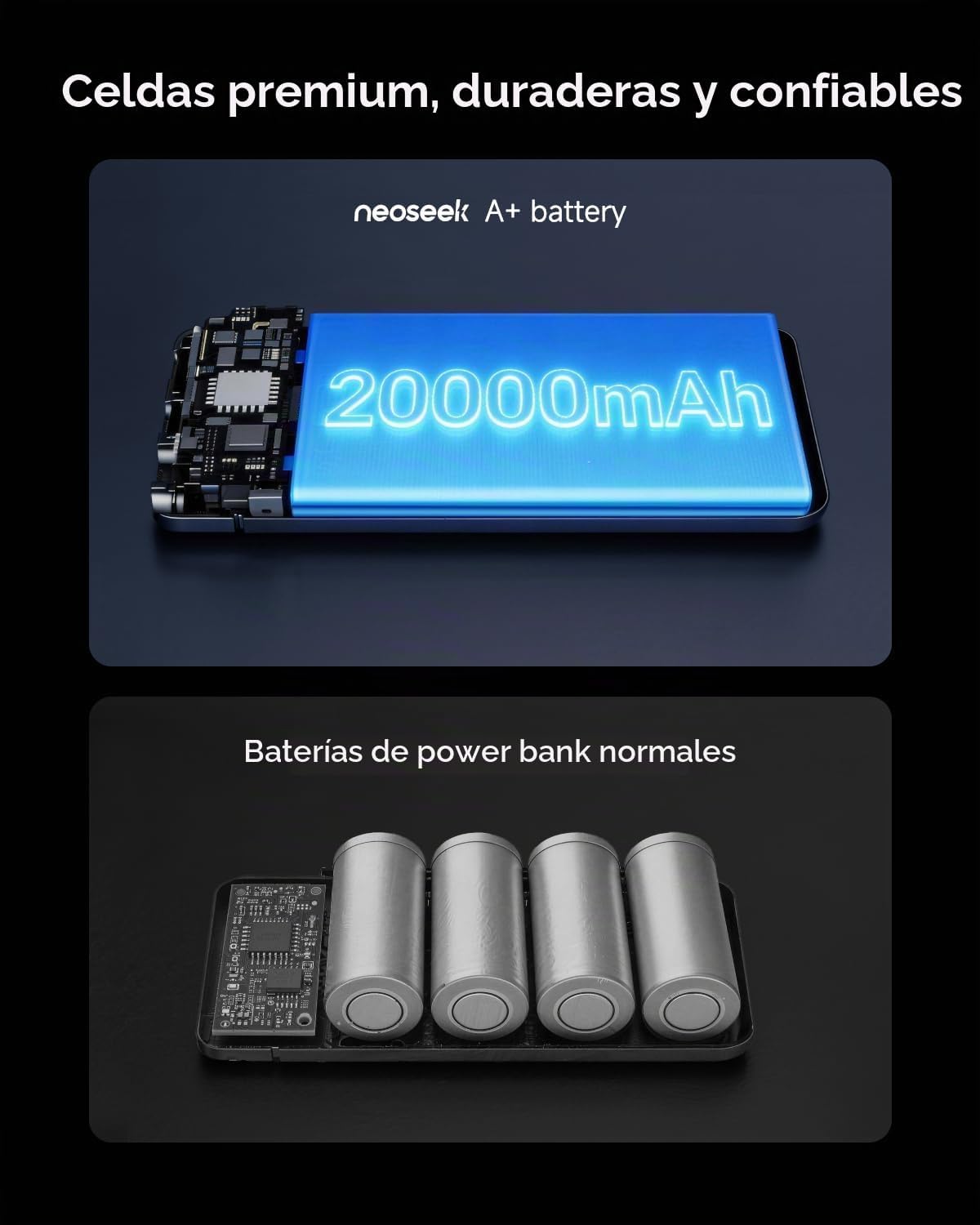 BATERÍA DE CARGA RÁPIDA ULTRAFINA DE 0,7 PULGADAS, 20000 MAH, 45 - 7