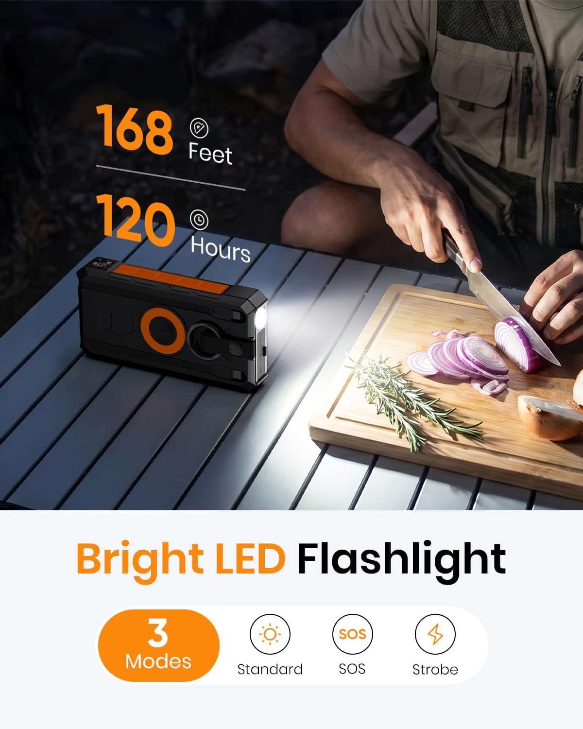 50000MAH SOLAR POWER BANK 22.5W WIRELESS PORTABLE SOLAR CHARGER - 7