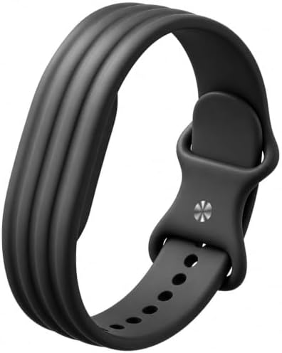HSWAI CORREA DEPORTIVA DE SILICONA COMPATIBLE CON GOOGLE FITBIT AIR, LIGERA, TRANSPIRABLE, IMPERMEABLE, PARA MUJERES - 7