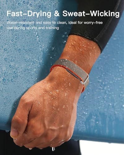 CORREA DE NAILON COMPATIBLE CON GOOGLE FITBIT AIR ACTIVITY TRACKER, CORREA DE REPUESTO TRANSPIRABLE DE GANCHO Y BUCLE, - 7
