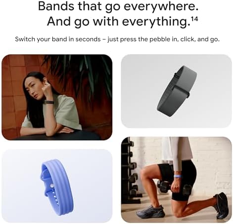 GOOGLE FITBIT AIR ACTIVE BAND - CORREA DE SILICONA APTA PARA ENTRENAMIENTO, SOLO COMPATIBLE CON FITBIT AIR, COLOR OBSIDIANA, - 7