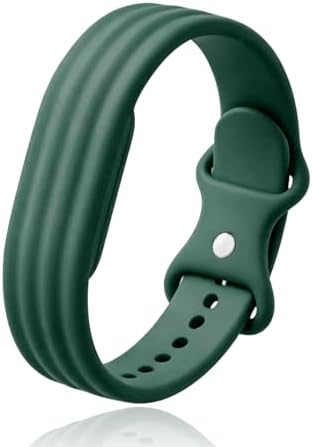 NOUKAJU CORREA PARA GOOGLE FITBIT AIR, CORREA DE REPUESTO PARA RASTREADOR DE FITNESS, CORREA DE SILICONA SUAVE, PULSERA - 7
