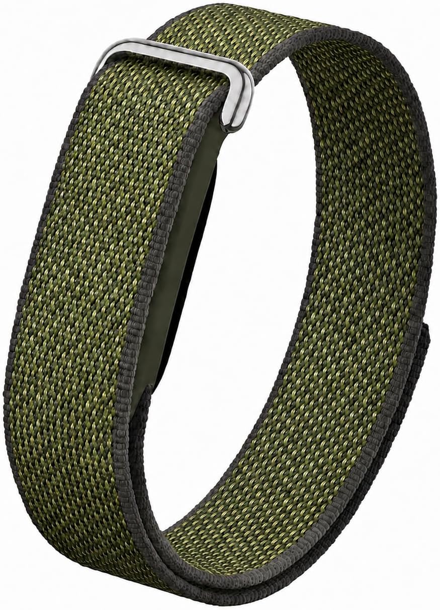 CORREA DE NAILON DE ALTA CALIDAD COMPATIBLE CON GOOGLE FITBIT AIR, CORREA DE REPUESTO AJUSTABLE DE TEJIDO SUAVE, PULSERA - 4