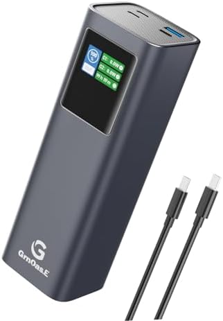 27000MAH POWER BANK, CARGADOR PORTÁTIL PARA LAPTOP DE 140W CON CARGA RÁPIDA PD 3.1, PANTALLA INTELIGENTE, BANCO DE BATERÍA - 7
