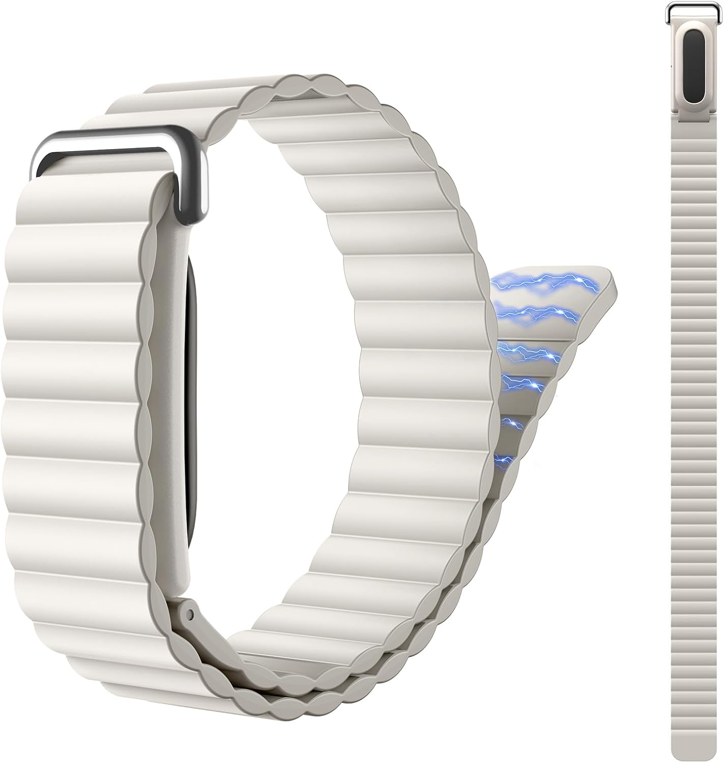 TIMOVO BANDA MAGNÉTICA DEPORTIVA DE SILICONA SUAVE COMPATIBLE CON FITBIT - 1