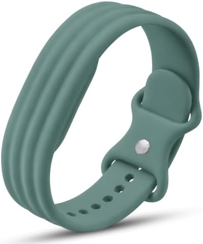 DADO CORREA DE SILICONA DEPORTIVA COMPATIBLE CON GOOGLE FITBIT AIR, CORREA DE REPUESTO SUAVE Y TRANSPIRABLE, PULSERA DE GOMA - 7