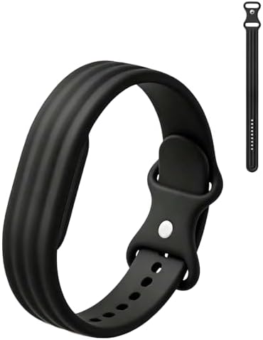COMPATIBLE WITH GOOGLE FITBIT AIR SILICONE SPORT BAND DURABLE OUTDOOR ARMOR STRAP,SOFT BREATHABLE WRISTBAND REPLACEMENT - 6