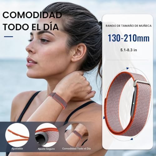 CORREA DE REPUESTO DE NAILON COMPATIBLE CON GOOGLE FITBIT AIR - 6