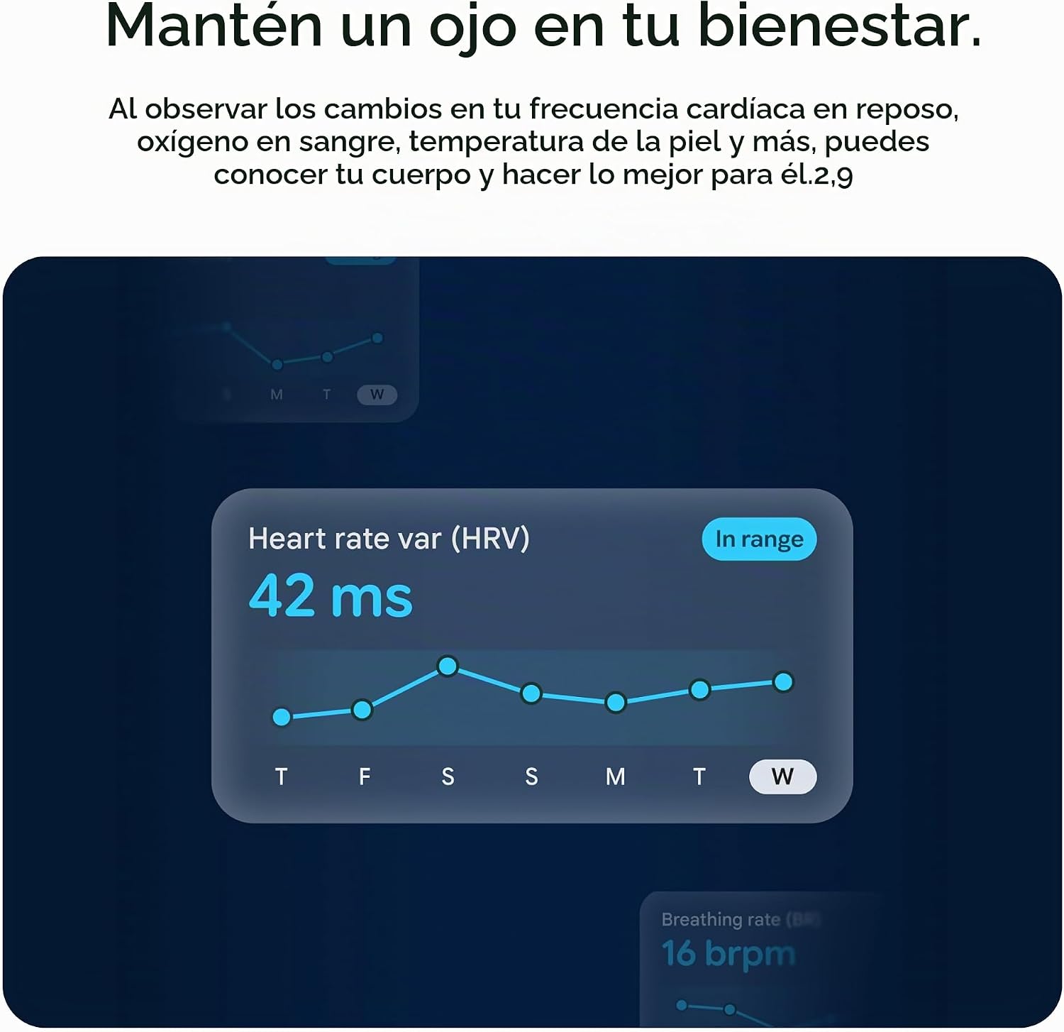 FITBIT INSPIRE 3 RASTREADOR DE SALUD Y ESTADO FÍSICO CON CONTROL DEL ESTRÉS, INTENSIDAD DE ENTRENAMIENTO, SEGUIMIENTO - 7